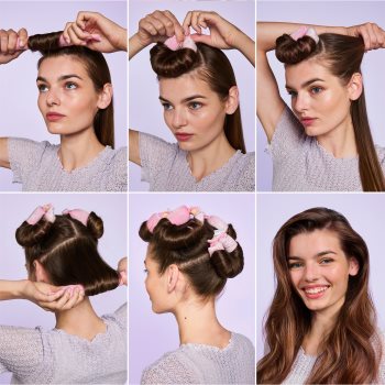 BrushArt Hair Heatless blowout curling rods set pentru ondularea părului - imagine 3